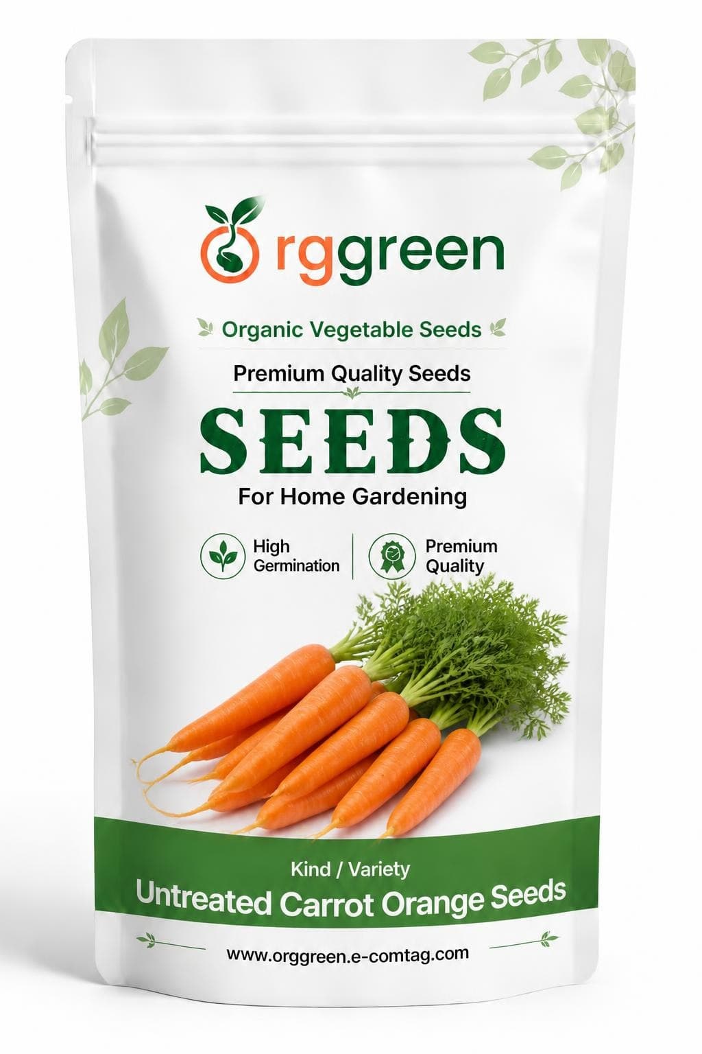 Untreated Carrot Orange Seeds