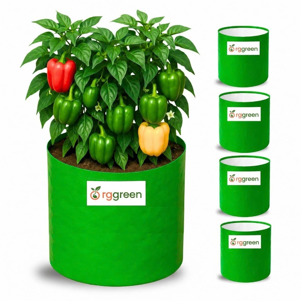 HDPE Grow Bags — 12×12 Inch (Pack of 10)